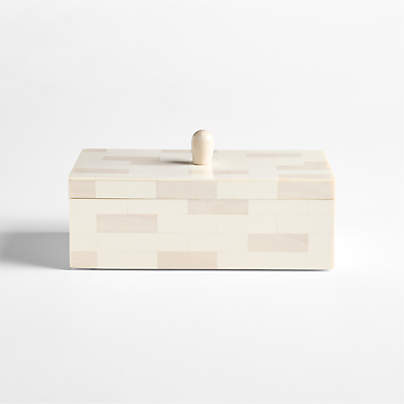 Colette Small 9" Resin Decorative Box by Laura Harrier and Tiffany Howell