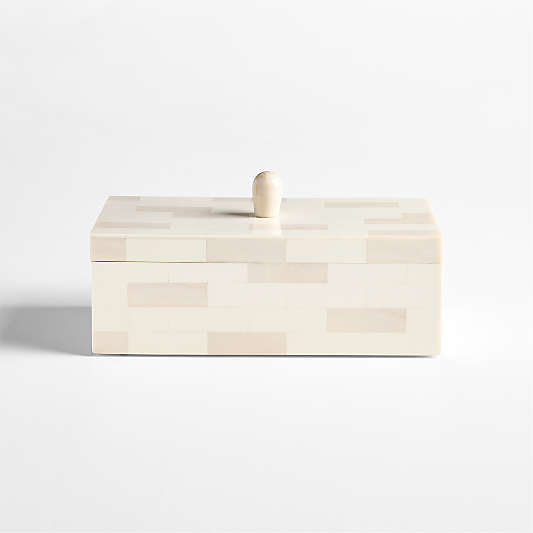 Colette Small 9" Resin Decorative Box by Laura Harrier and Tiffany Howell