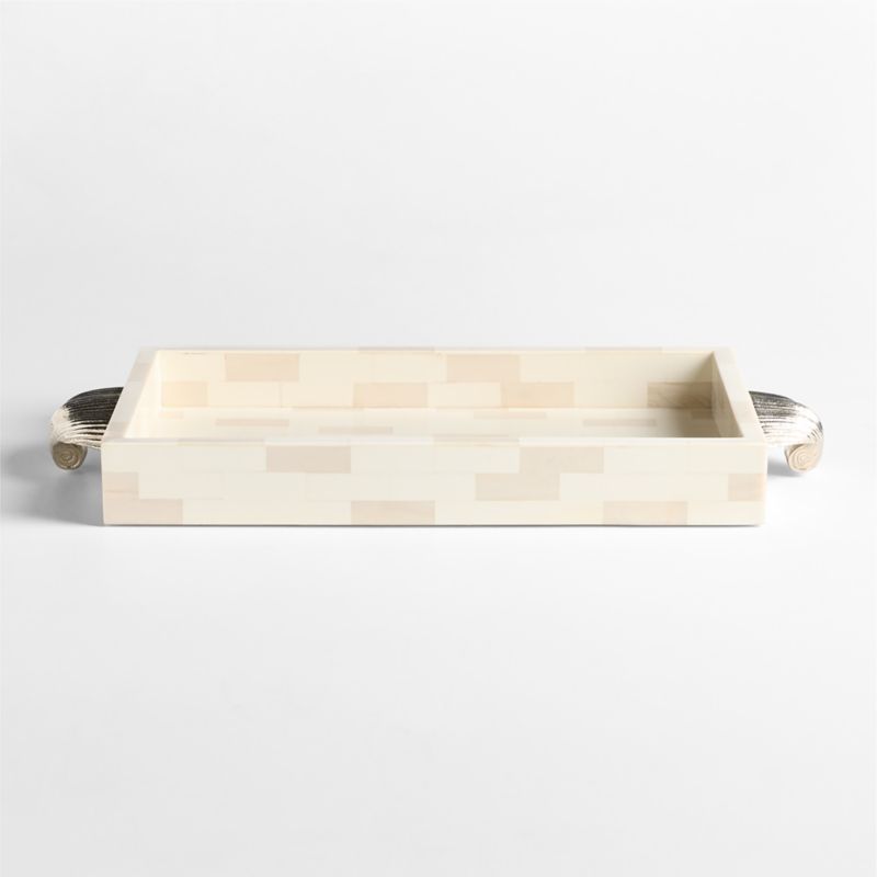 Colette Resin Decorative Tray 19" - image 4 of 5