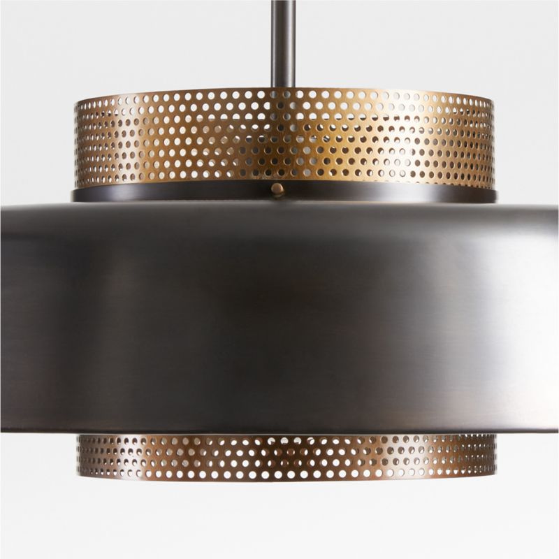 Colin Perforated Metal Pendant Light