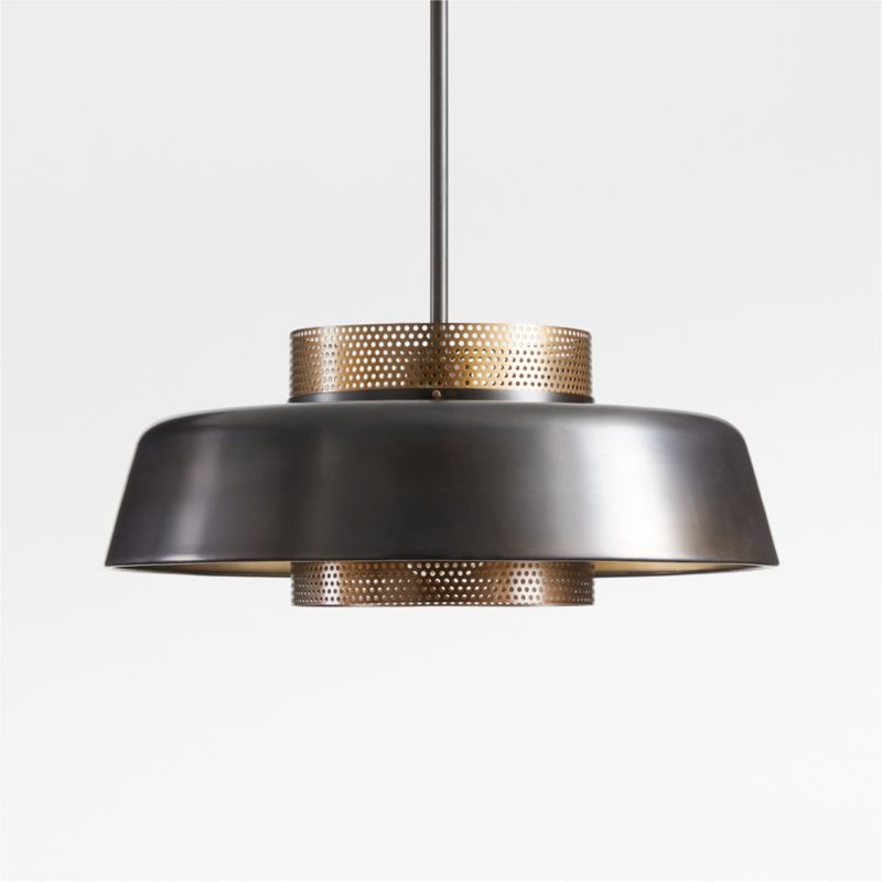 Colin Perforated Metal Pendant Light