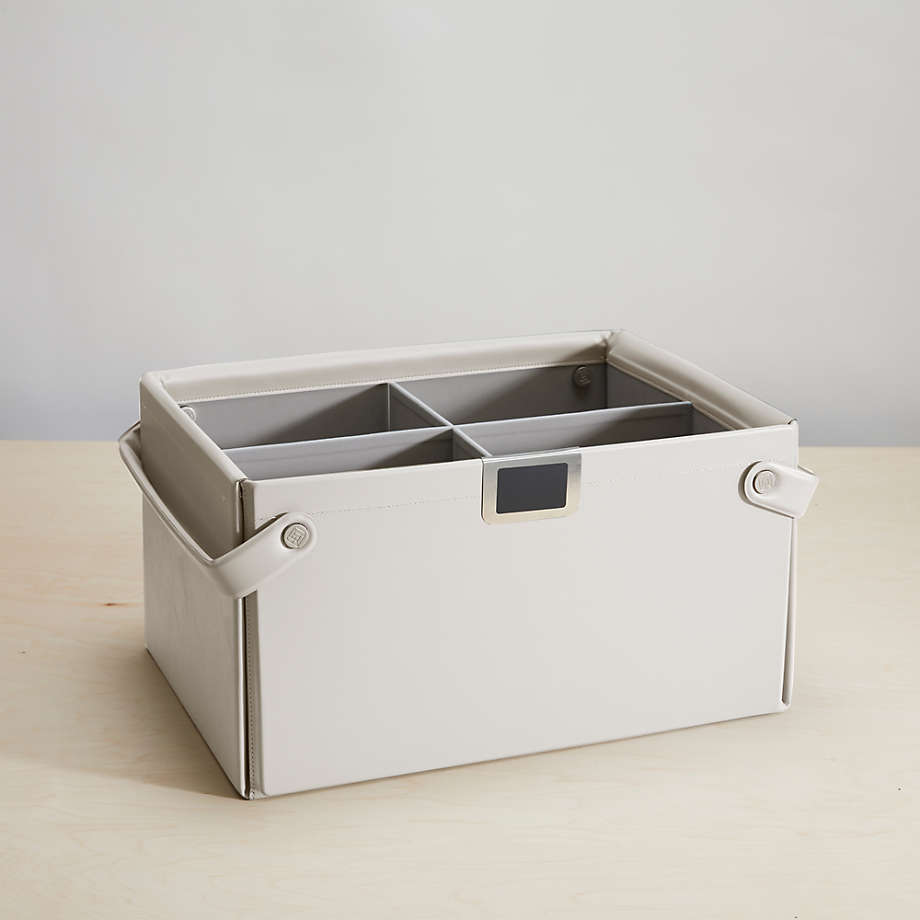 Stainless Steel Rectangular Food Storage Container with Removable Divider