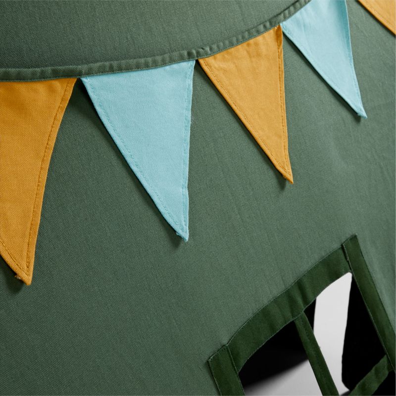 Green Collapsible Kids Canvas Play Tent - image 7 of 12