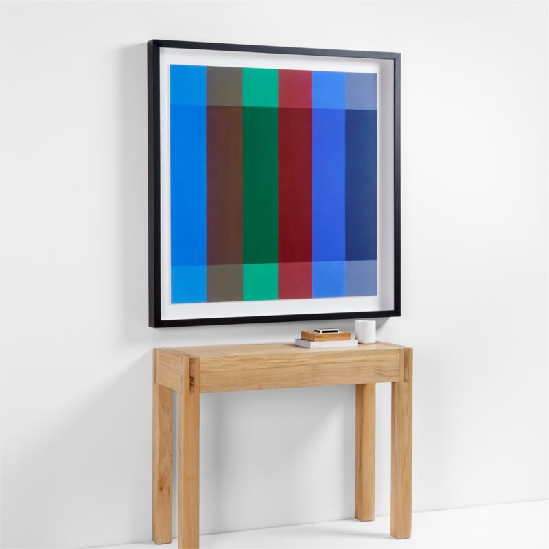 'Shinola Color Moves 6' Framed Wall Art Print 50"x50" by David Rubello