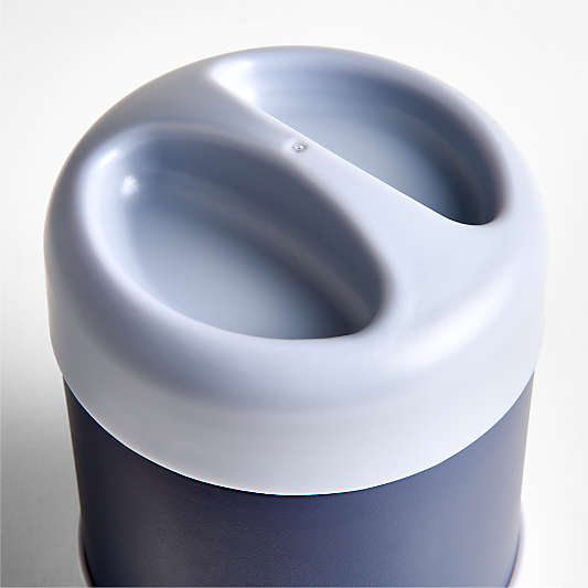 Blue Colorblock Insulated Stainless Steel Vacuum Kids Food Thermos