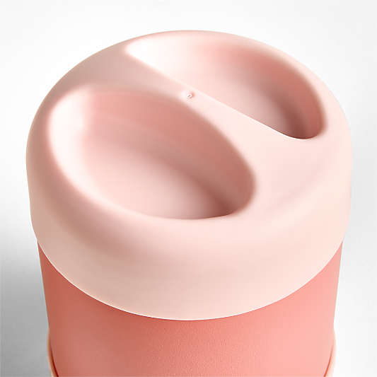 Pink Colorblock Insulated Stainless Steel Vacuum Kids Food Thermos