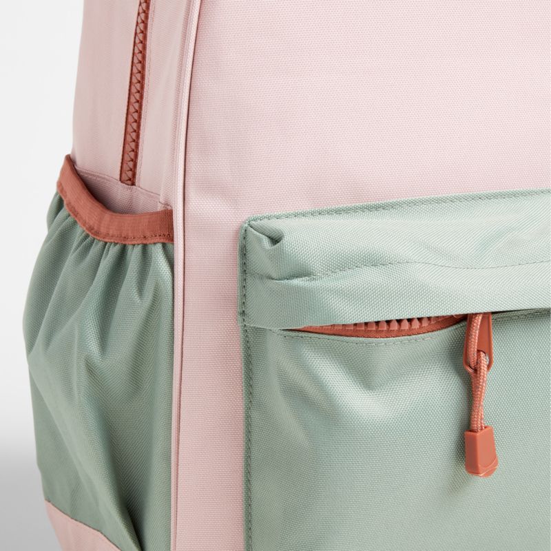 Colorblock Pink and Mint Green Kids Backpack Bundle - image 5 of 12