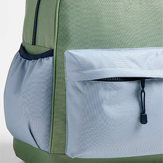 Colorblock Green and Blue Kids Backpacks and Lunch Box