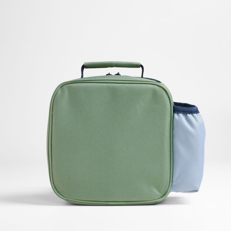 Colorblock Green and Blue Soft Insulated Kids Lunch Box - image 5 of 12