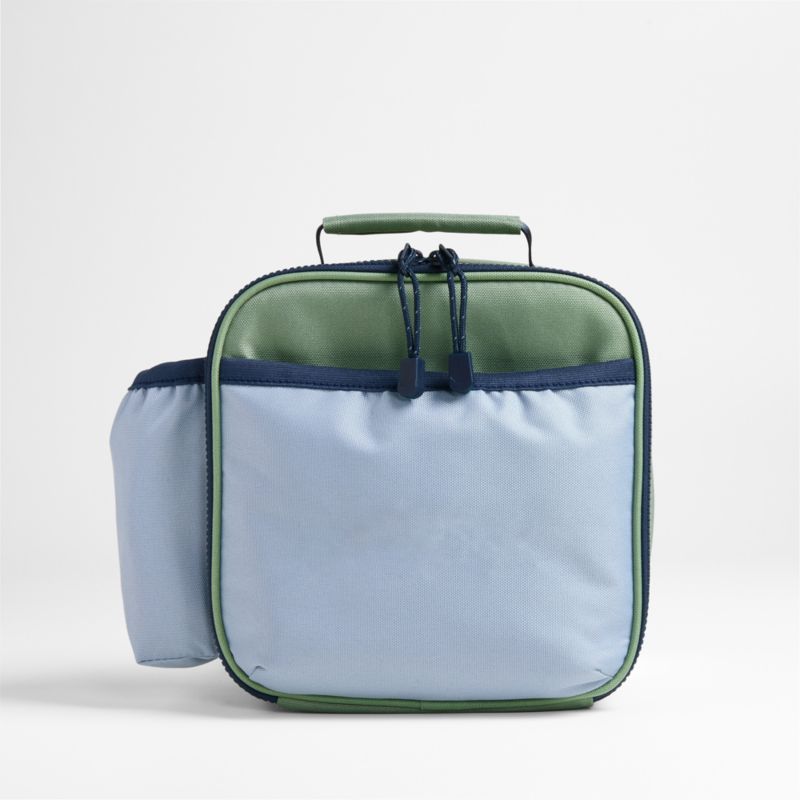 Colorblock Green and Blue Soft Insulated Kids Lunch Box - image 3 of 12