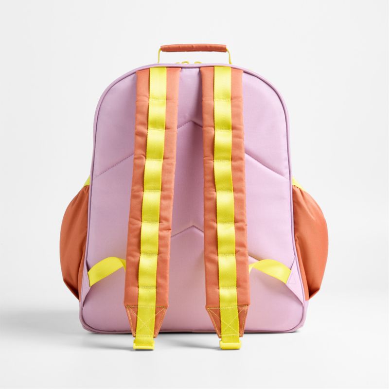 Colorblock and Kids Backpack with Side Pockets