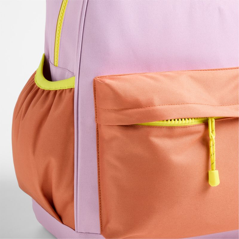 Colorblock and Kids Backpack with Side Pockets