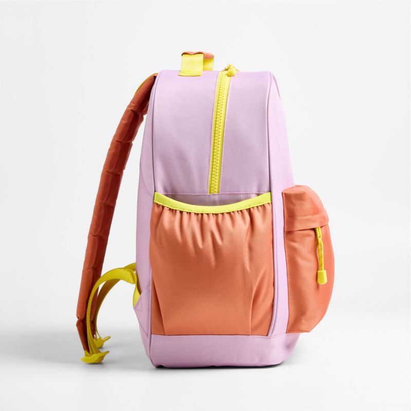 Colorblock and Kids Backpack with Side Pockets