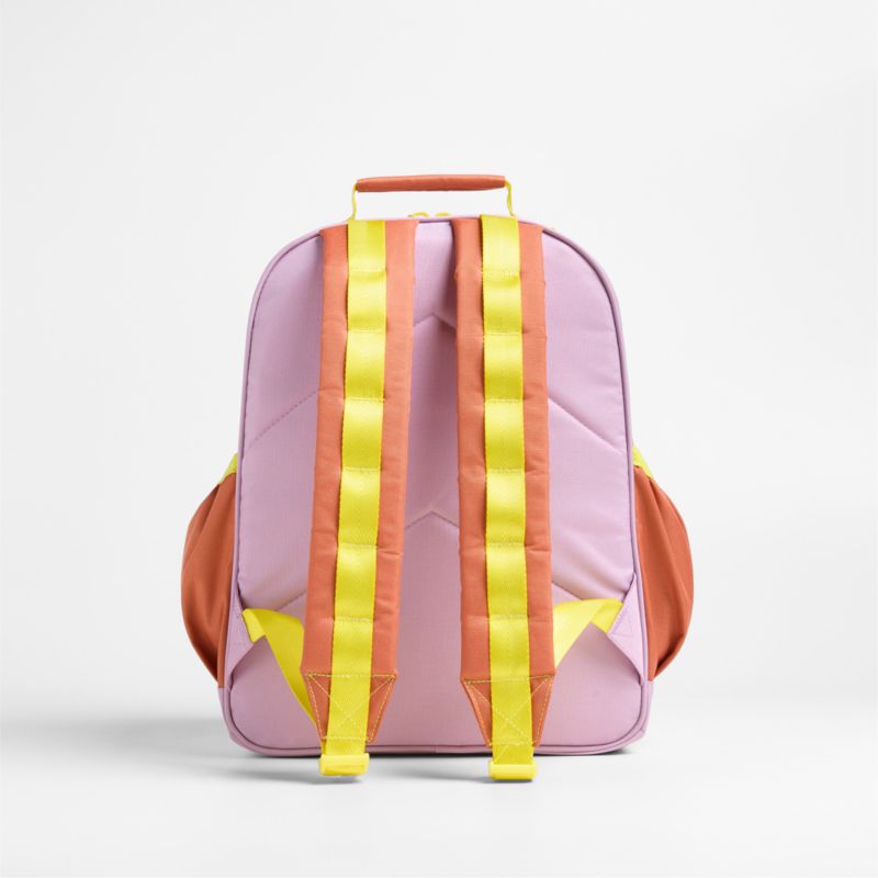 Colorblock Purple and Orange Kids Backpack Bundle - image 3 of 13