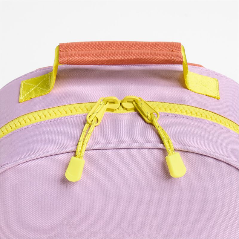 Colorblock Purple and Orange Kids Backpack Bundle - image 4 of 13