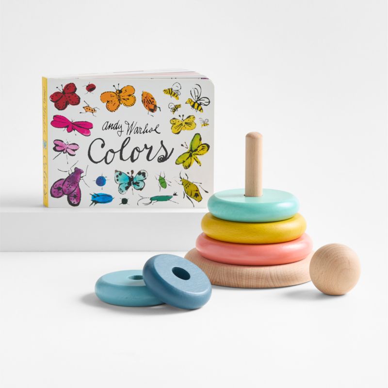 Colorful Rack 'em Stack 'em 1-Year Old Gift Bundle - image 0 of 6