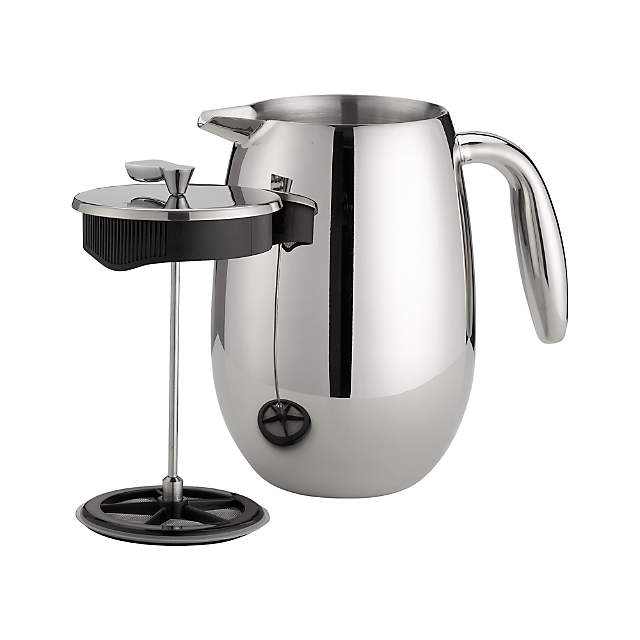 Bodum Columbia 34-Ounce Stainless Steel Double Wall Thermal French Press +  Reviews, Crate & Barrel