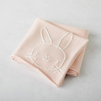 pink bunny blanket