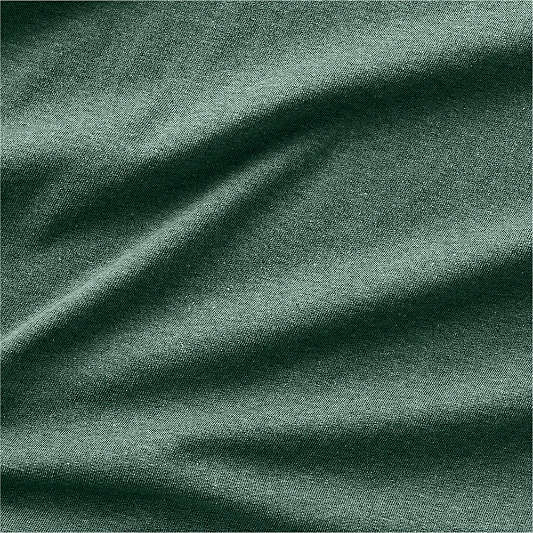 Comfy Tee Organic Cotton Jersey Green Twin XL Duvet Cover
