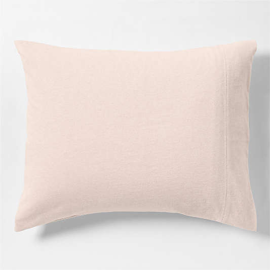 Comfy Tee Organic Cotton Jersey Pink Standard Bed Pillow Sham