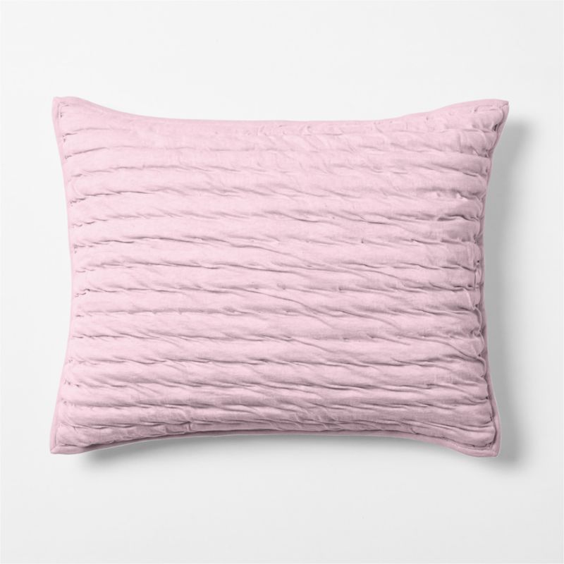 Comfy Tee Wildflower Purple Matelasse Organic Cotton Jersey Kids Pillow Sham - image 2 of 4