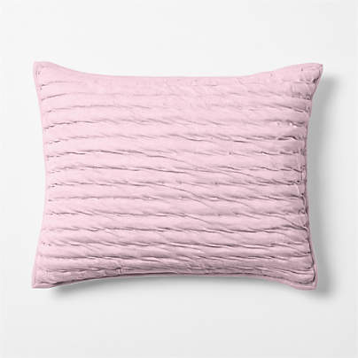Comfy Tee Wildflower Purple Matelasse Organic Cotton Jersey Kids Pillow Sham