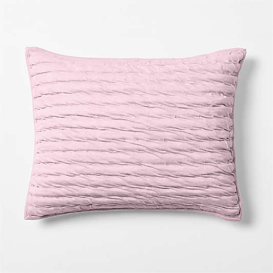 Comfy Tee Wildflower Purple Matelasse Organic Cotton Jersey Kids Pillow Sham