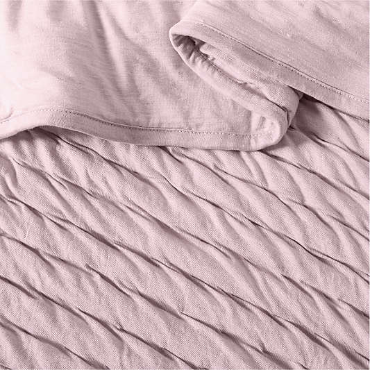 Comfy Tee Wildflower Purple Matelasse Jersey Kids Twin Quilt