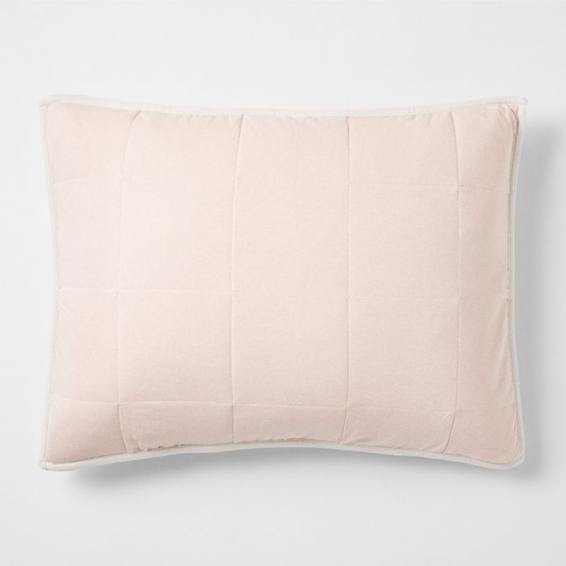Comfy Tee Pink Reversible Cotton Jersey Kids Pillow Sham