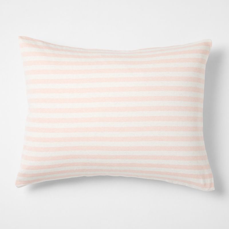 Comfy Tee Stripe Organic Cotton Jersey Kids Pillow Sham