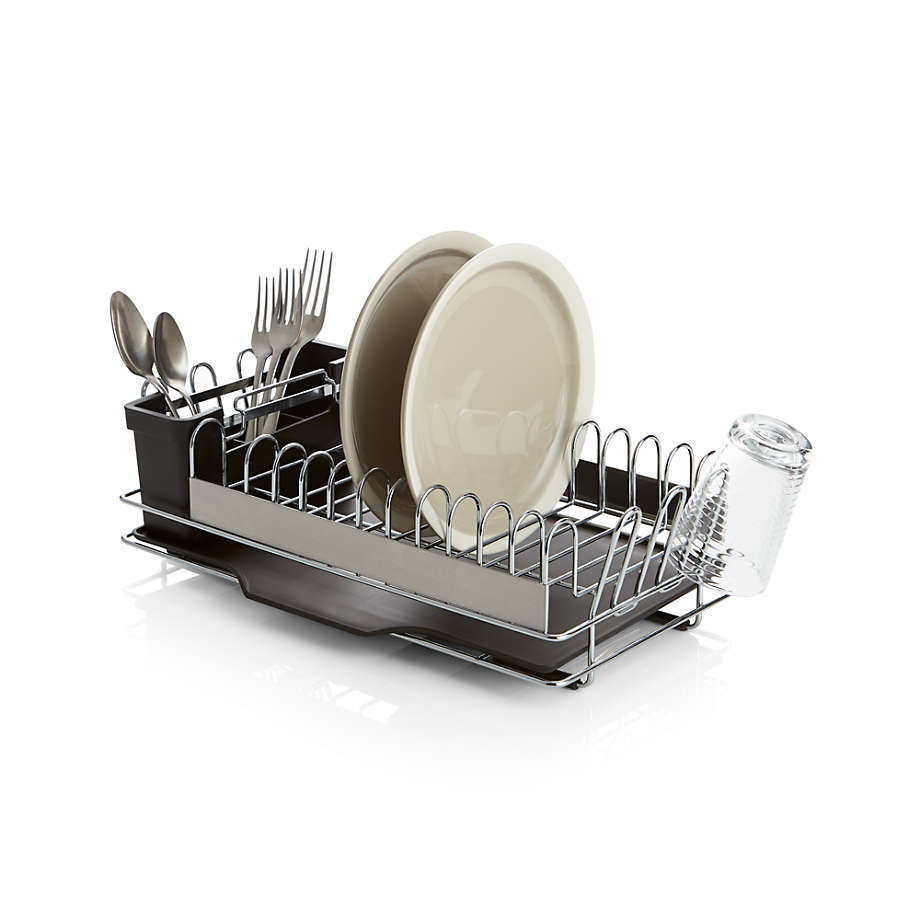  Dish Drying Rack,Compact Dish Drainer With Tray, Keeps