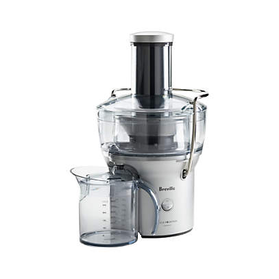 Breville Juice Fountain Electric Compact Centrifugal Juicer BJE200XL +  Reviews | Crate & Barrel
