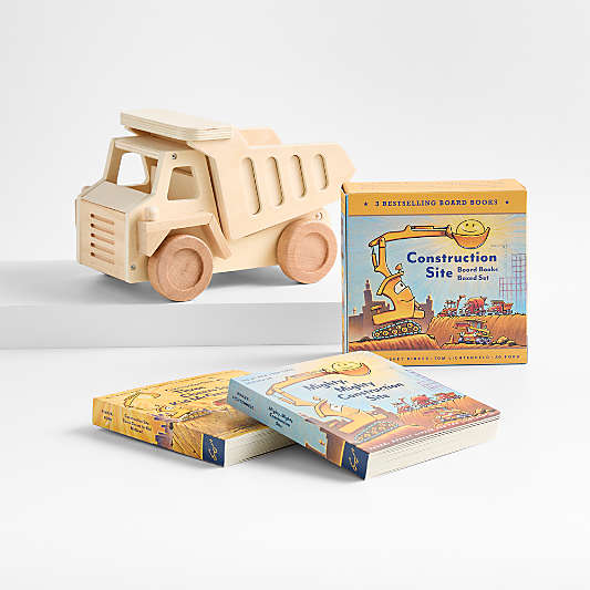 Construction Site Kids Board Book Set