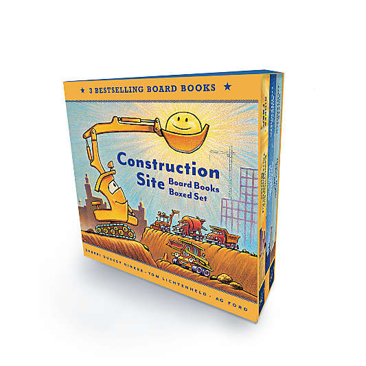 Construction Site Kids Board Book Set