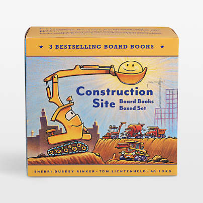 Construction Site Kids Board Book Set