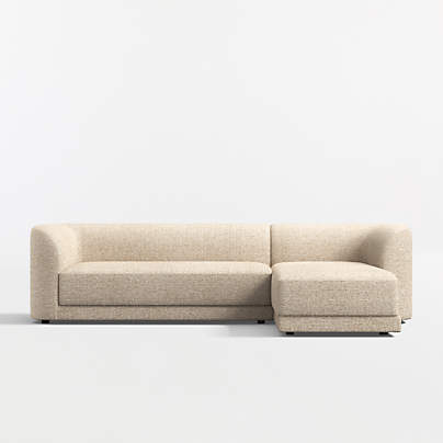 Contour 2-Piece Sectional Sofa with Chaise Lounge