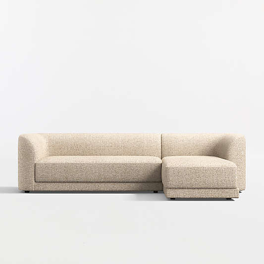 Contour 2-Piece Sectional Sofa with Chaise Lounge