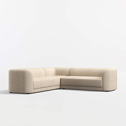 Contour 3-Piece L-Shaped Sectional Sofa