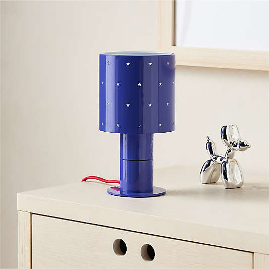 Converse All Star Blue Chrome Tablelamp