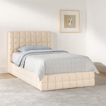 Converse Natural Puffy Canvas Kids Twin Bed