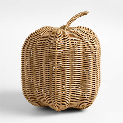 Conway Indoor/Outdoor Large Rattan Pumpkin