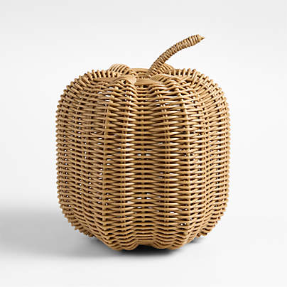 Conway Indoor/Outdoor Medium Rattan Pumpkin