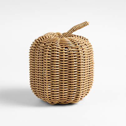 Conway Small Rattan Pumpkin
