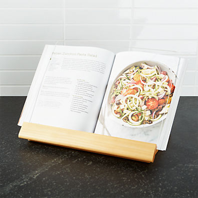 View Acacia Wood Cookbook Stand details