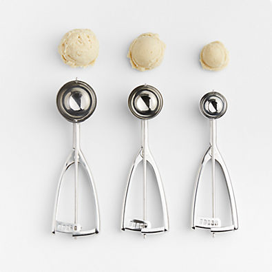 View Crate & Barrel Cookie Dough Scoops, Set of 3 details