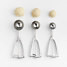 Crate & Barrel Cookie Dough Scoops, Set of 3 + Reviews | Crate & Barrel