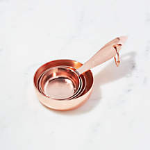 Copper Dry Measuring Cups, Set of 4 + Reviews | Crate & Barrel