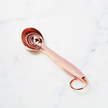 Copper Measuring Spoons, Set of 4 + Reviews | Crate & Barrel