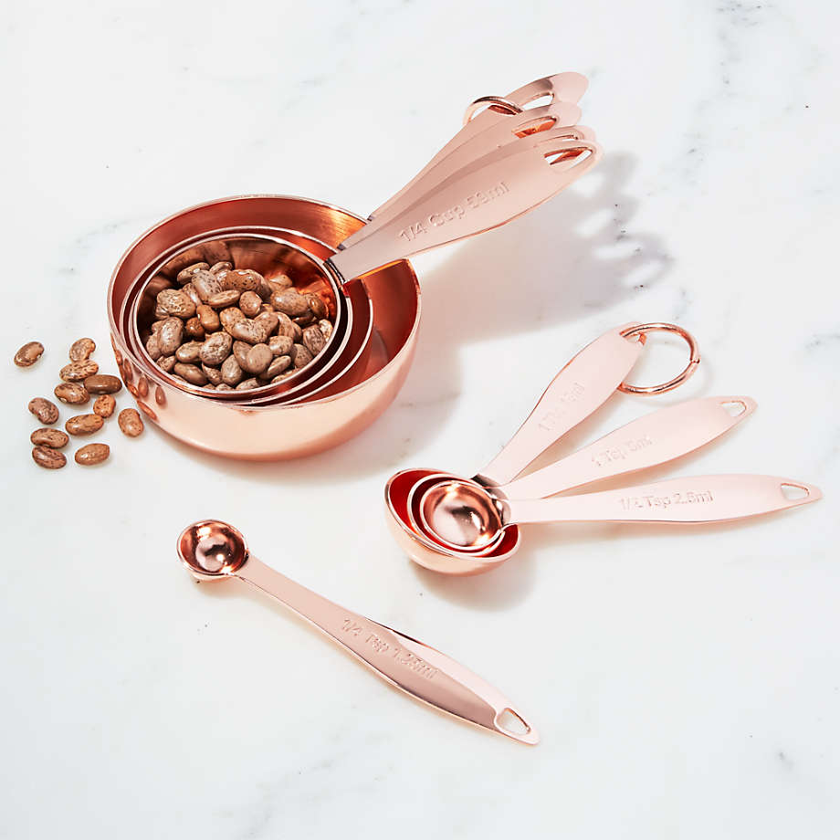 Williams Sonoma Matte Black Measuring Cups and Spoons Set