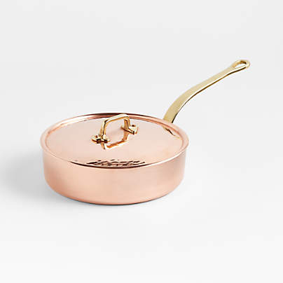 Coppermill Kitchen Vintage-Inspired Copper Sauté Pan